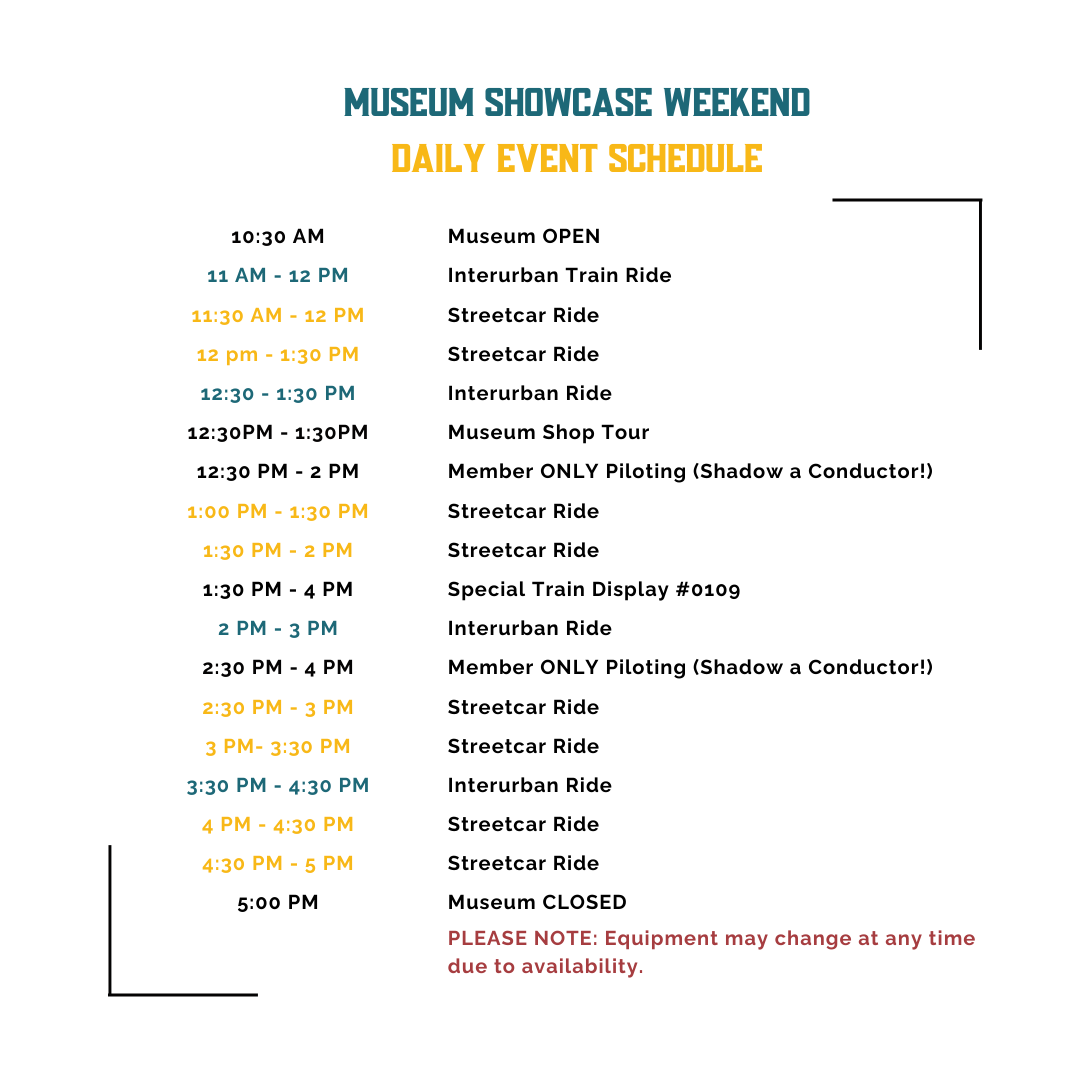 Museum Showcase Schedule Instagram Post